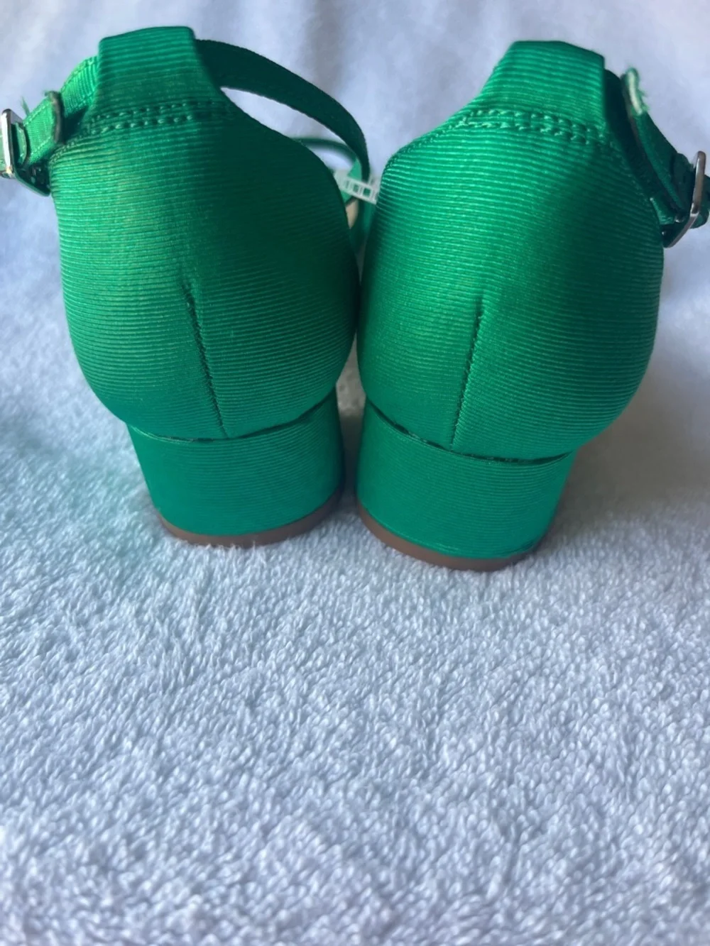 GB girls Emerald Green Ankle-Strap Open-Toe Sandals